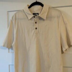 North Face cotton button down polo sz l